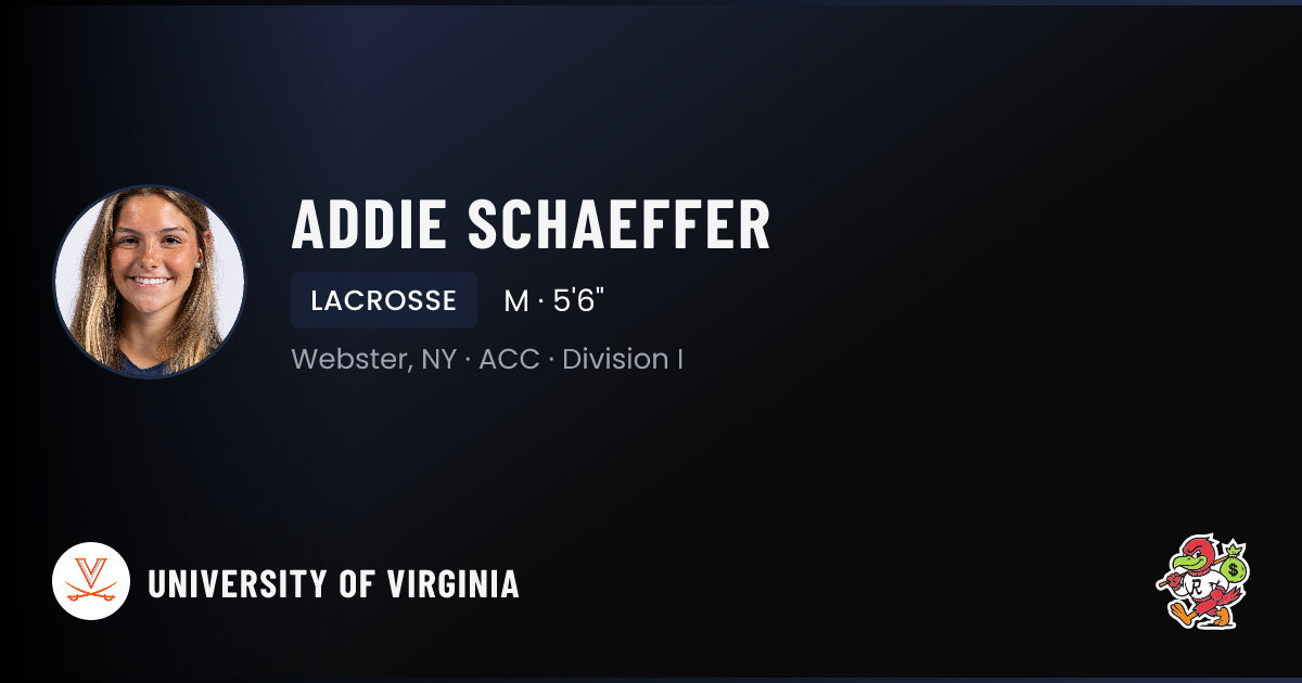 Addie Schaeffer University of Virginia Lacrosse NIL Deal | RallyFuel