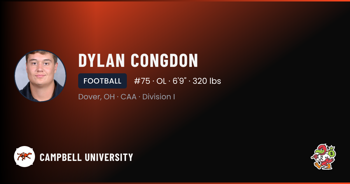 Dylan Congdon Campbell University Football NIL Deal | RallyFuel