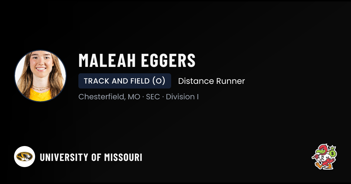 Maleah Eggers University of Missouri Track and Field NIL Deal | RallyFuel