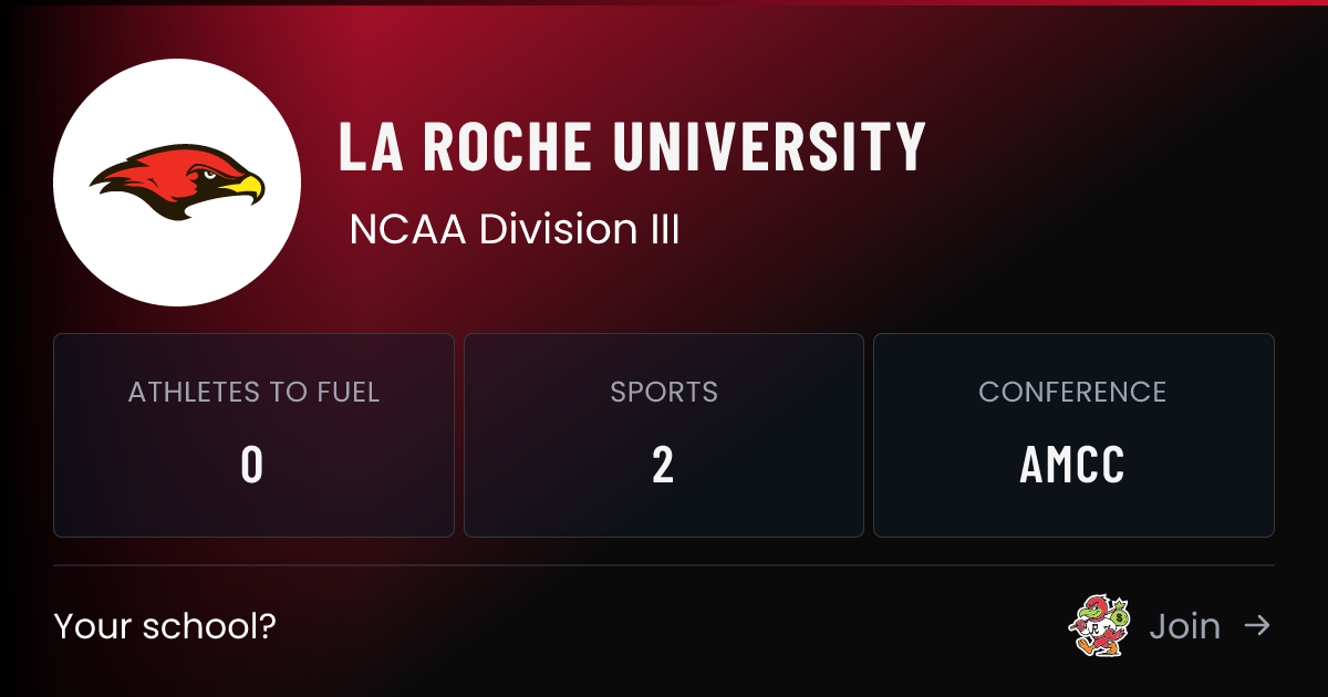 La Roche University Redhawks Men's Basketball NIL Deals & Fan Fund ...